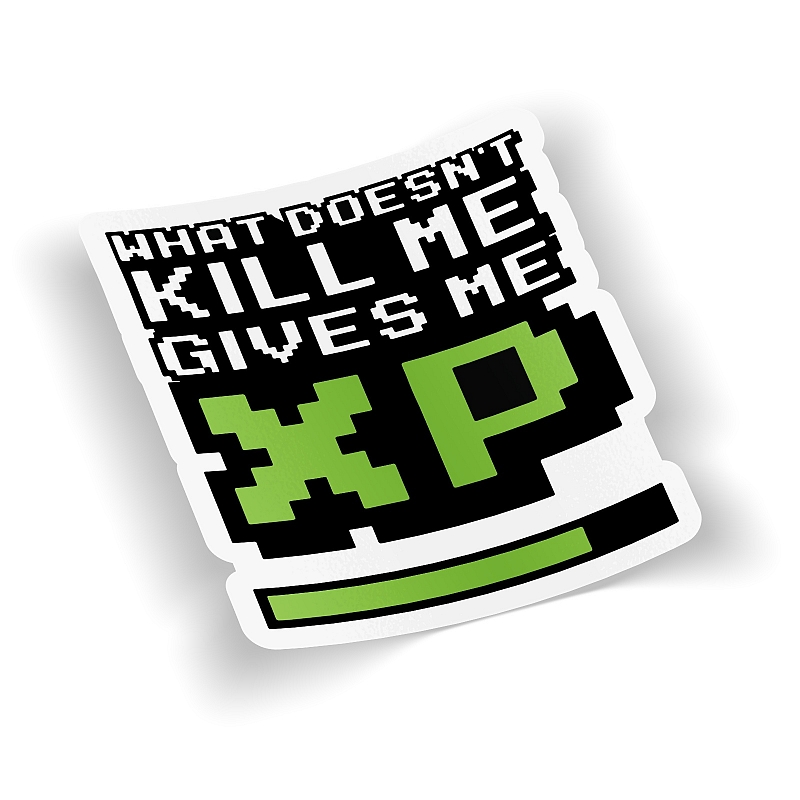 Стикер Kill me Gives me XP #1