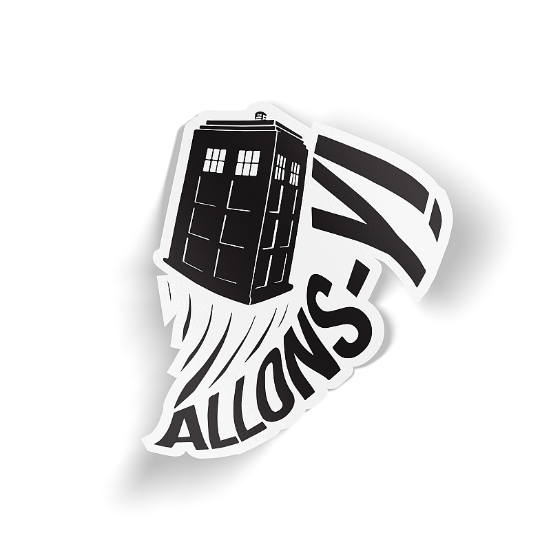 Стикер Allons Y - Доктор Кто - # 1 Стикер Allons Y - Доктор Кто #1