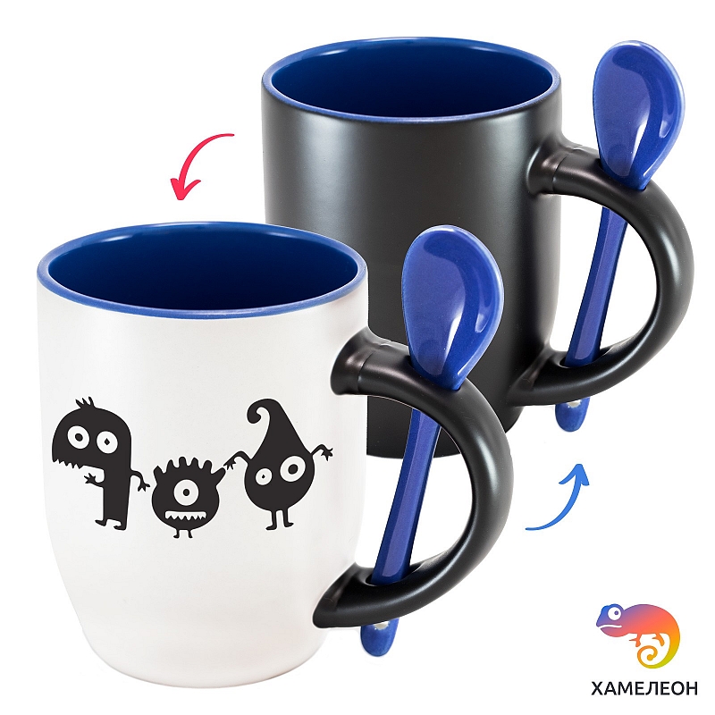 Кружка хамелеон «Чудики» - # 3 Кружка хамелеон «Чудики» #3