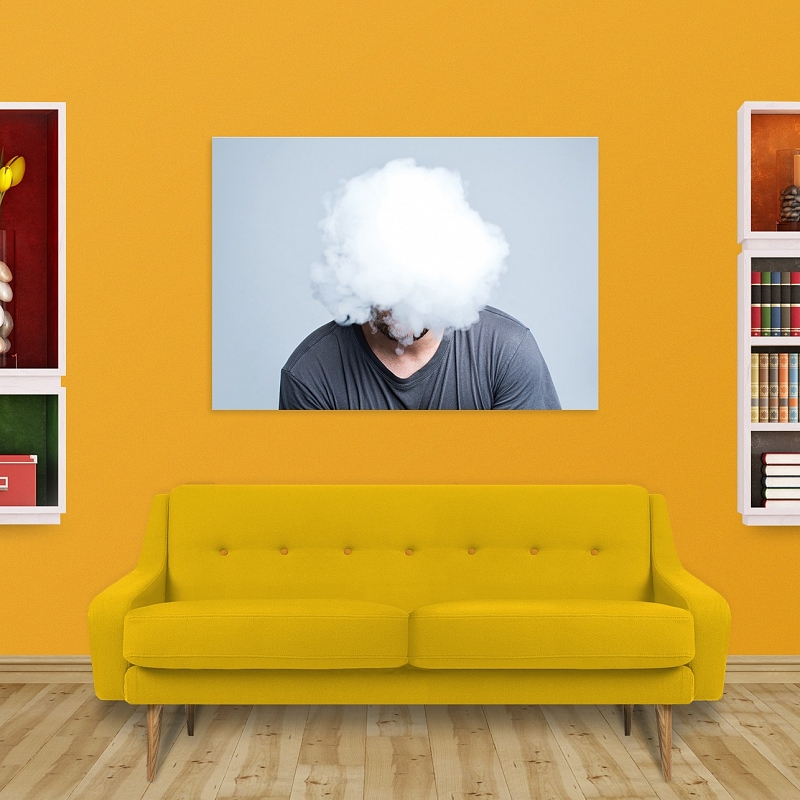 Постер Человек в облаках (большой) #2