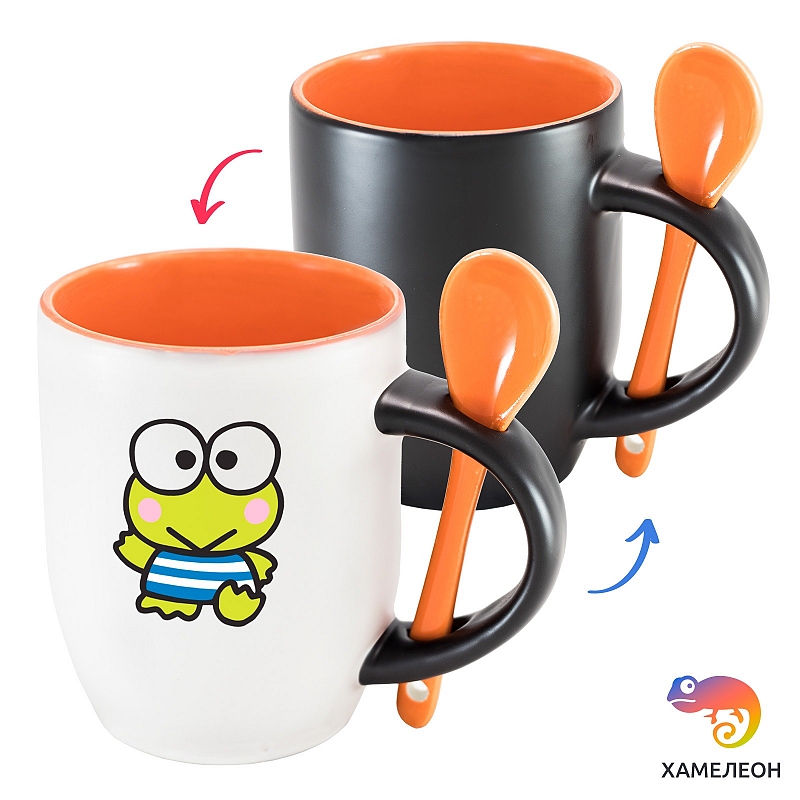 Кружка хамелеон Keroppi - # 2 Кружка хамелеон Keroppi #2