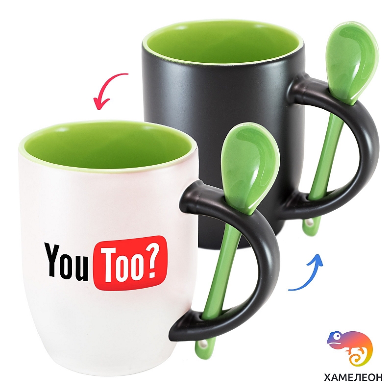 Кружка хамелеон «You Too?» - # 4 Кружка хамелеон «You Too?» #4