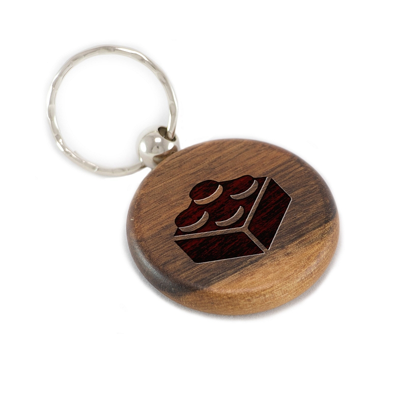 Брелок Lego Block из дерева - # 2 Брелок Lego Block из дерева #2