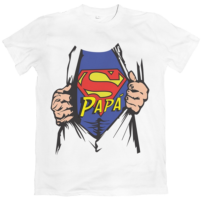 Футболка Super Papa - # 1 Футболка Super Papa #1