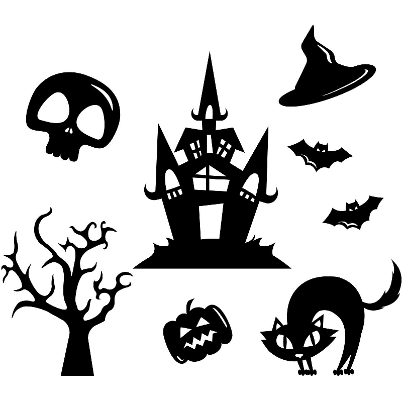 Наклейка на стену «Набор Хэллоуин» - # 1 Наклейка на стену «Набор Хэллоуин» #1