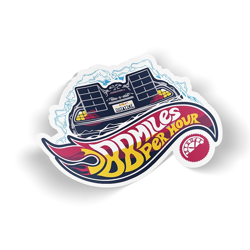 Стикер 88 Miles per Hour - # 1 Стикер 88 Miles per Hour #1