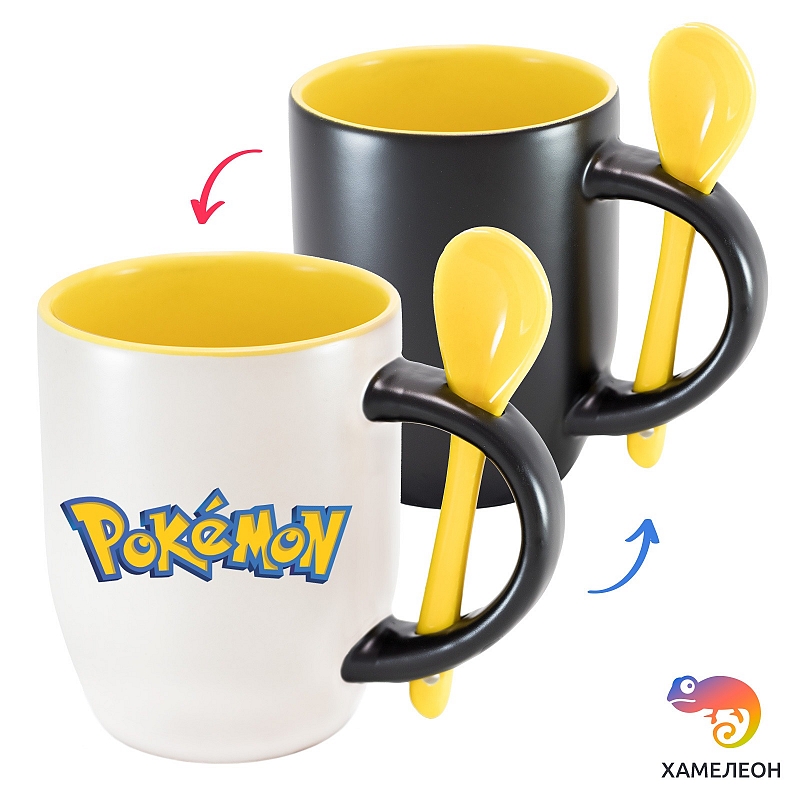 Кружка хамелеон Pokemon - # 3 Кружка хамелеон Pokemon #3