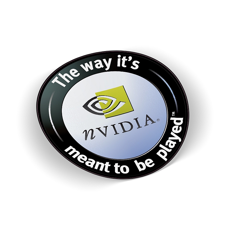 Стикер nVIDIA the way it's meant to be played - # 1 Стикер nVIDIA the way it's meant to be played #1