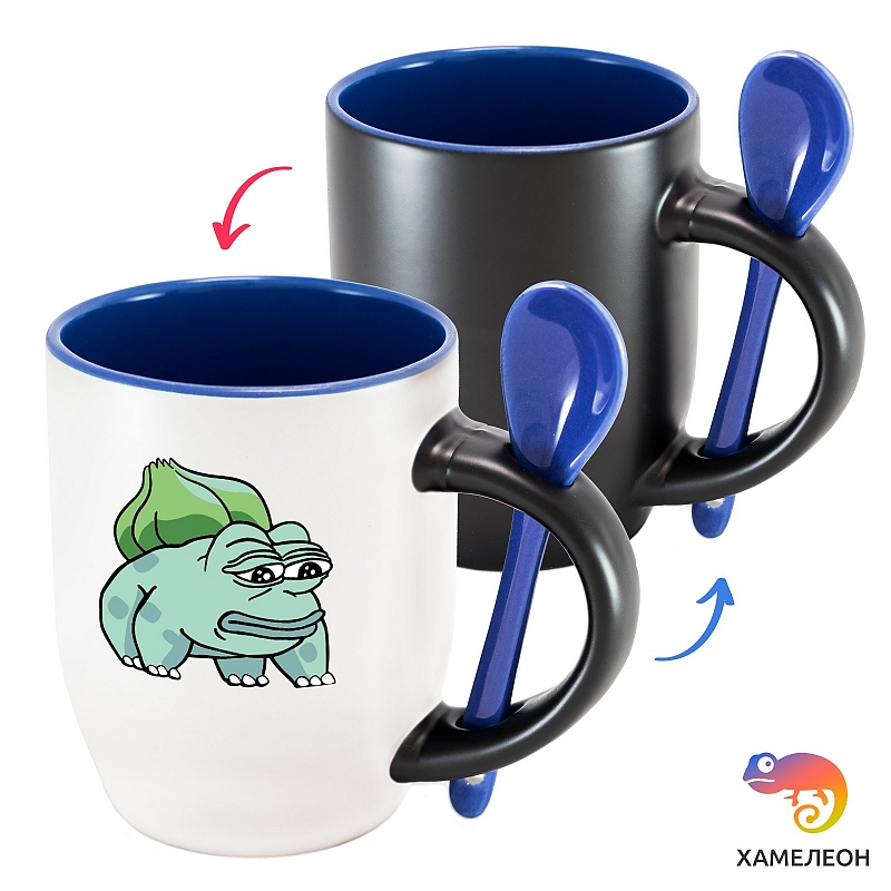 Кружка хамелеон Pepe Pepesaur - # 4 Кружка хамелеон Pepe Pepesaur #4
