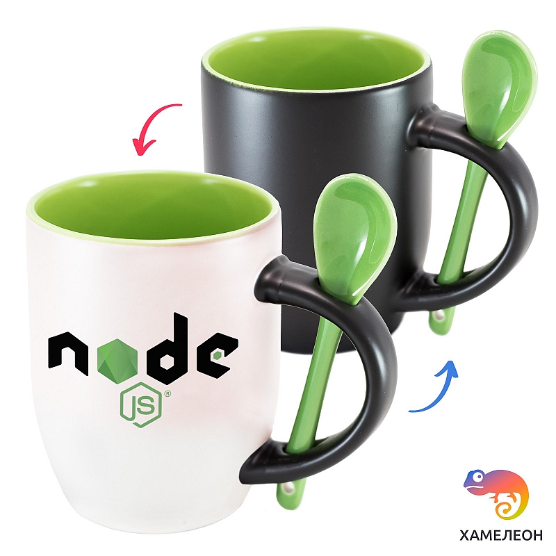 Кружка хамелеон NodeJS - # 1 Кружка хамелеон NodeJS #1