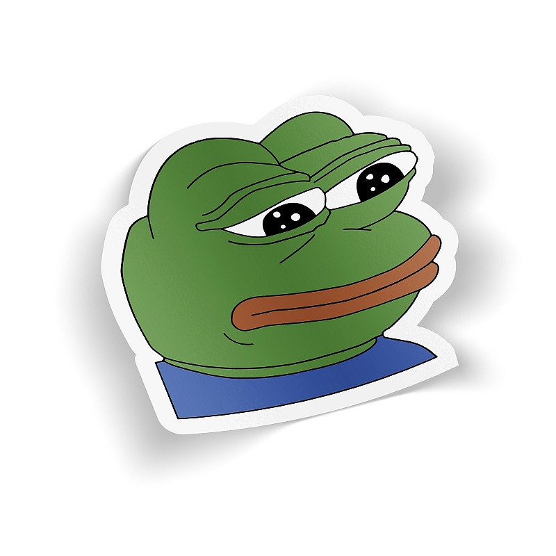 Стикер «Лягушонок Пепе» - # 1 Стикер «Лягушонок Пепе» #1