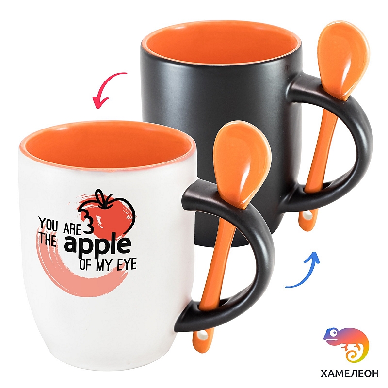 Кружка хамелеон You are the Apple of my Eye - # 1 Кружка хамелеон You are the Apple of my Eye #1