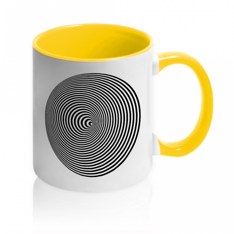 Кружка иллюзионные круги - # 3 Кружка иллюзионные круги #3