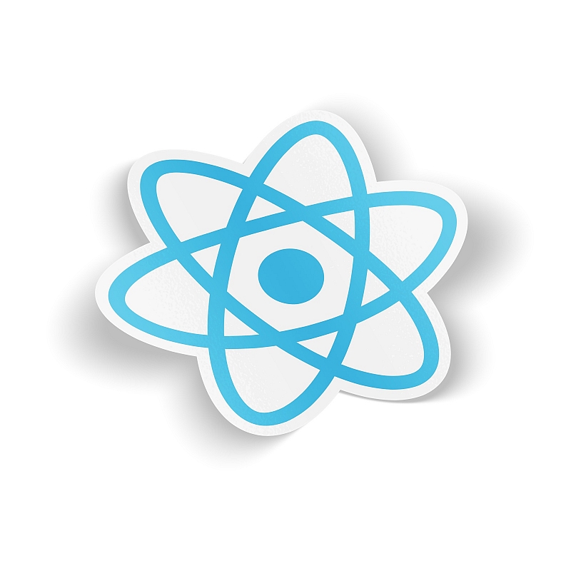Стикер ReactJS - # 1 Стикер ReactJS #1