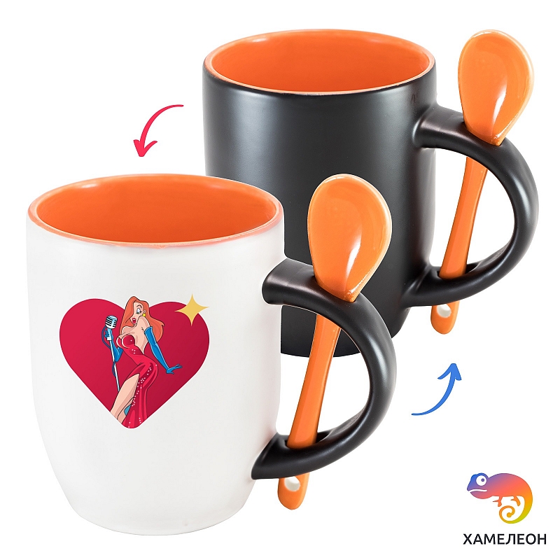 Кружка хамелеон Jessica Stencil - # 4 Кружка хамелеон Jessica Stencil #4