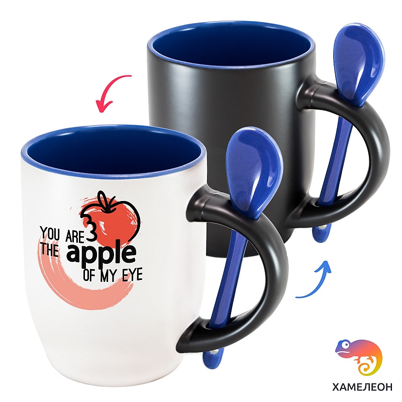 Кружка хамелеон You are the Apple of my Eye - # 3 Кружка хамелеон You are the Apple of my Eye #3