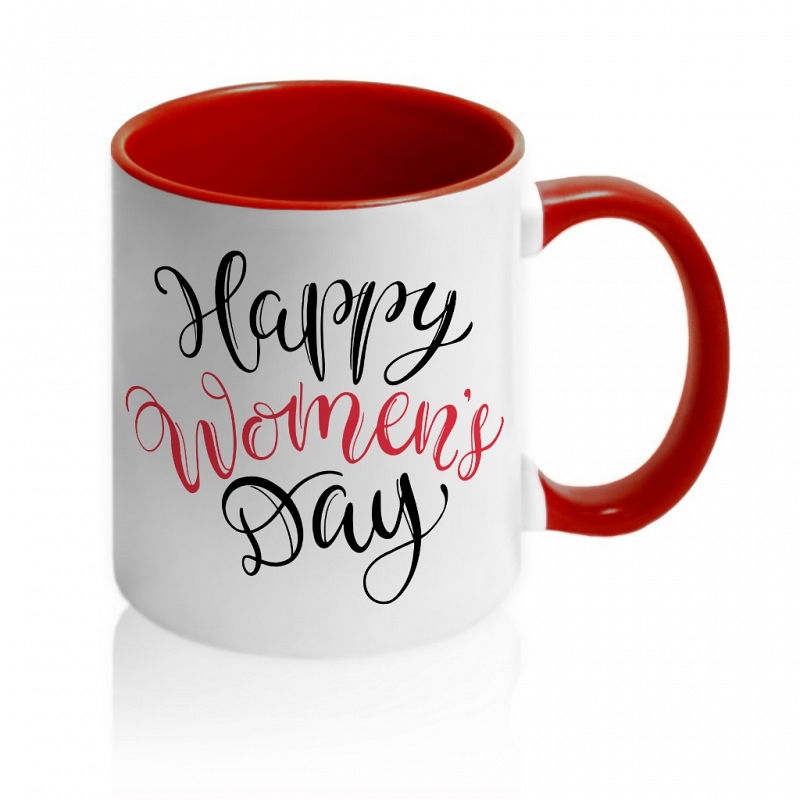 Кружка Happy Womans Day (Red) #2