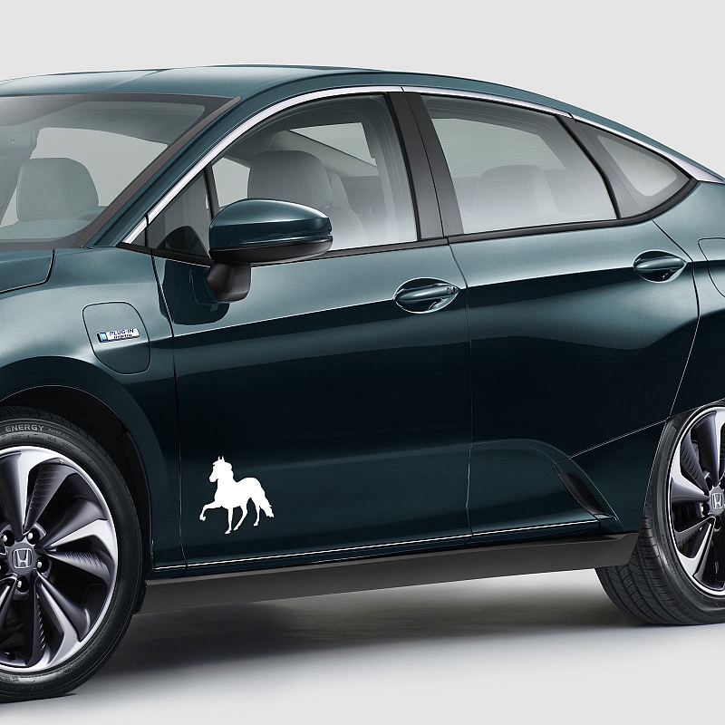 Наклейка силуэт лошади - # 3 Наклейка силуэт лошади #3