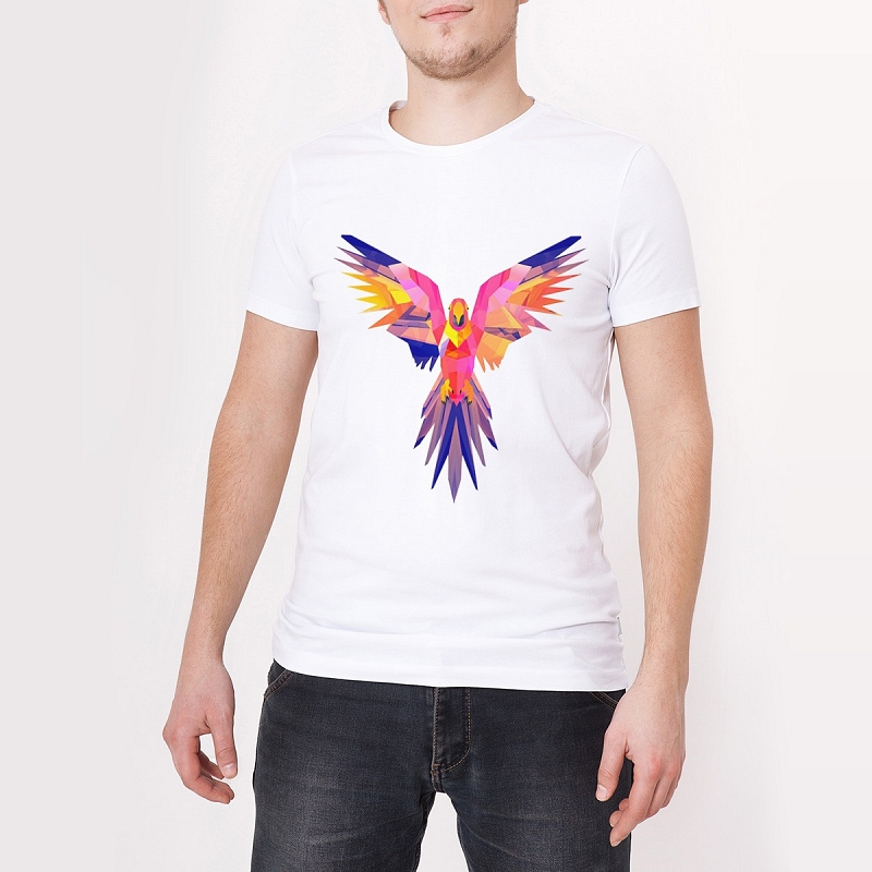 Футболка цветная птица - # 2 Футболка цветная птица #2