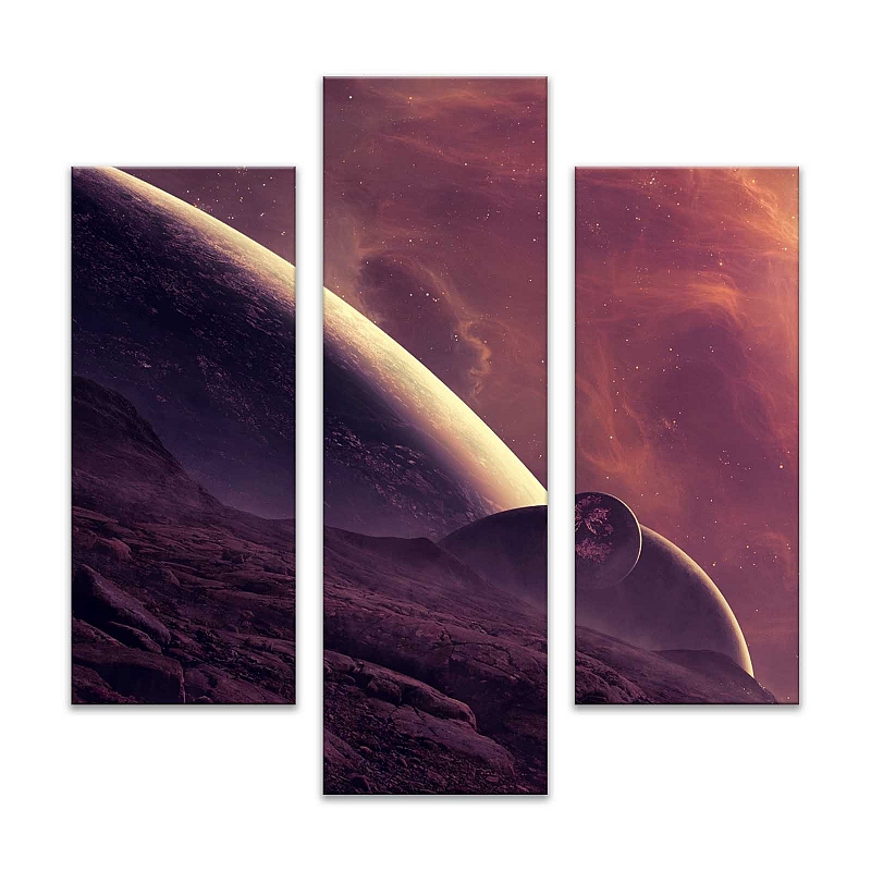 Модульная картина Космос - # 2 Модульная картина Космос #2