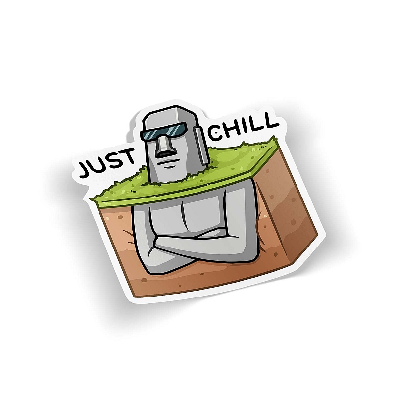 Стикер Just Chill - # 1 Стикер Just Chill #1