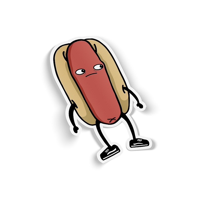 Стикер Хот-дог - # 1 Стикер Хот-дог #1