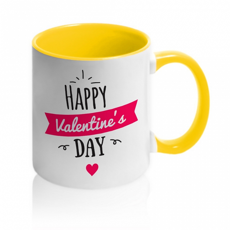 Кружка Happy Valentine's Day (pink) - # 3 Кружка Happy Valentine's Day (pink) #3