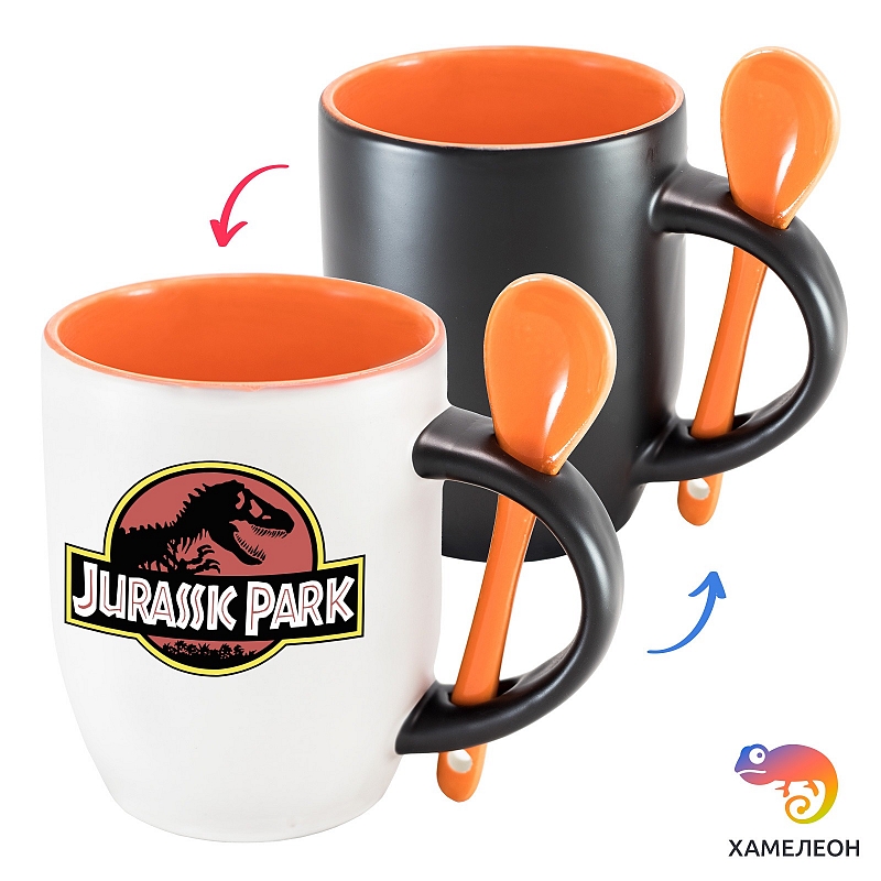 Кружка хамелеон Jurassic Park - # 4 Кружка хамелеон Jurassic Park #4