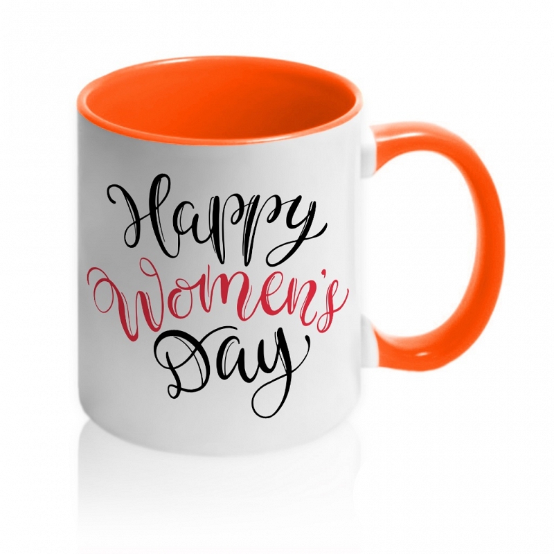 Кружка Happy Womans Day (Red) #1