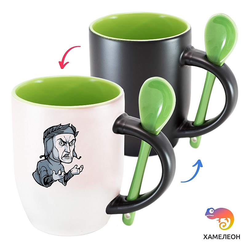Кружка хамелеон  Dante's  Кружка хамелеон  Dante's