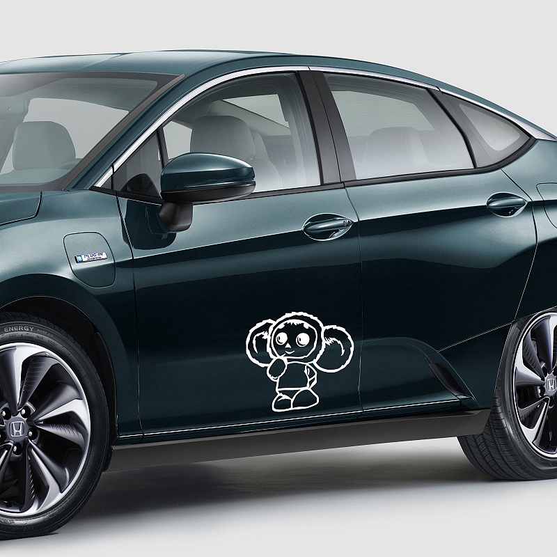 Наклейка Чебурашка - # 3 Наклейка Чебурашка #3