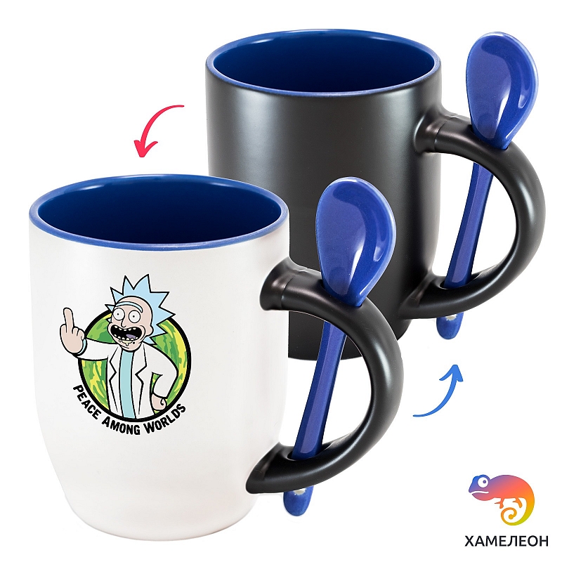 Кружка хамелеон Rick - Peace Among Worlds - # 3 Кружка хамелеон Rick - Peace Among Worlds #3