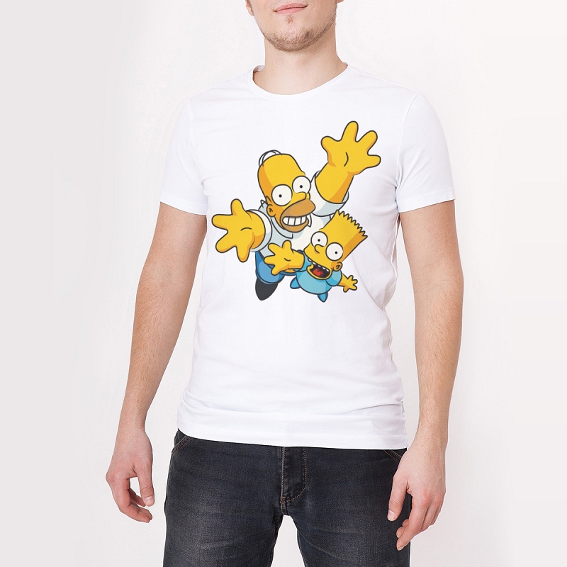 Футболка Гомер и Барт симпсон - # 2 Футболка Гомер и Барт симпсон #2