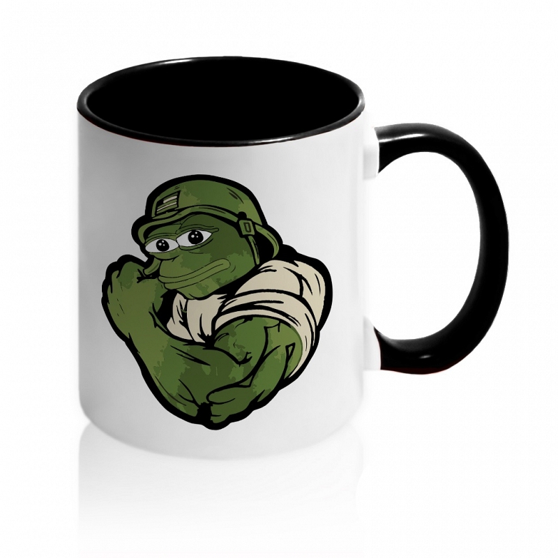 Кружка Pepe Soldier - # 1 Кружка Pepe Soldier #1