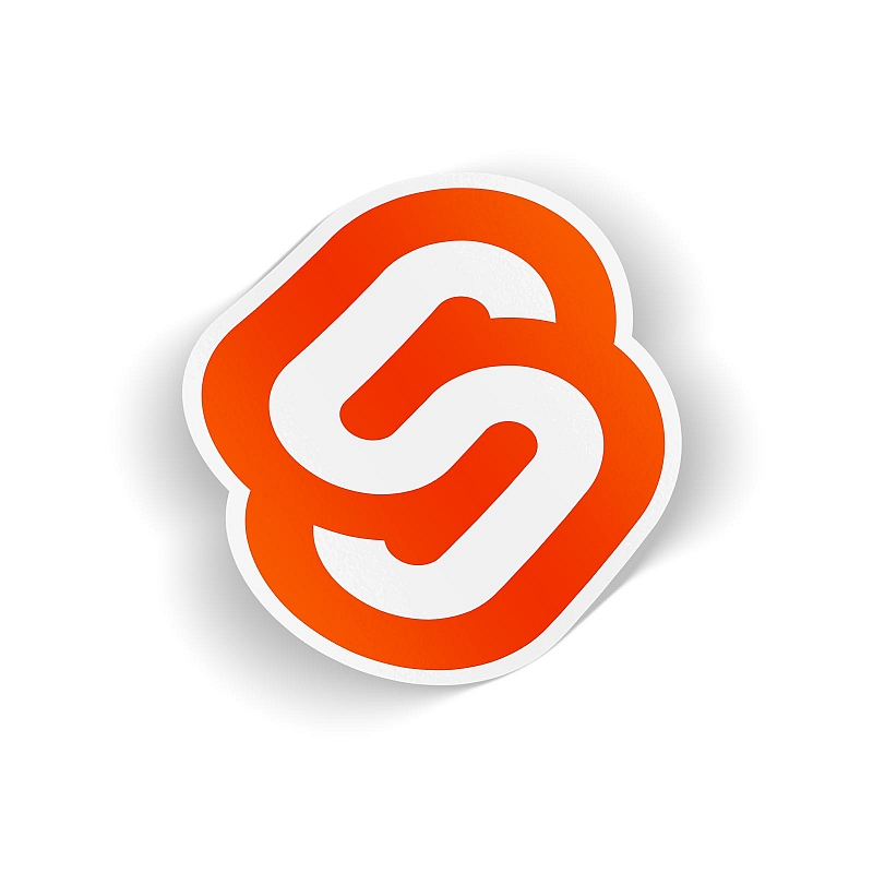 Стикер  Svelte - # 1 Стикер  Svelte #1