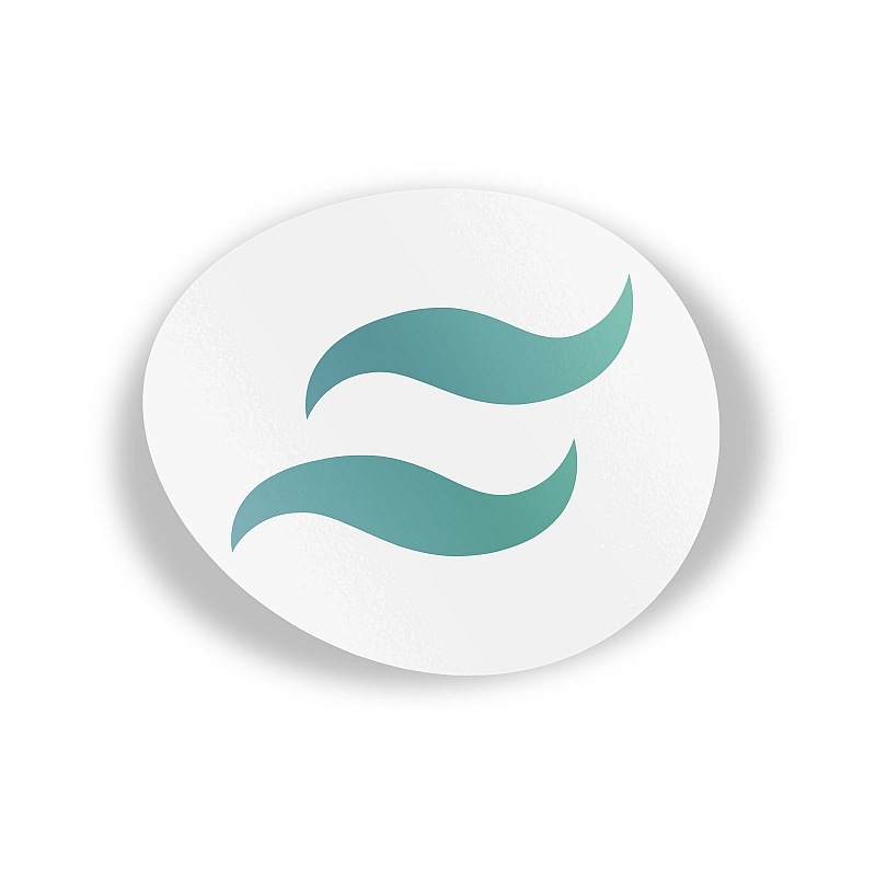 Стикер Tailwind icon - # 1 Стикер Tailwind icon #1
