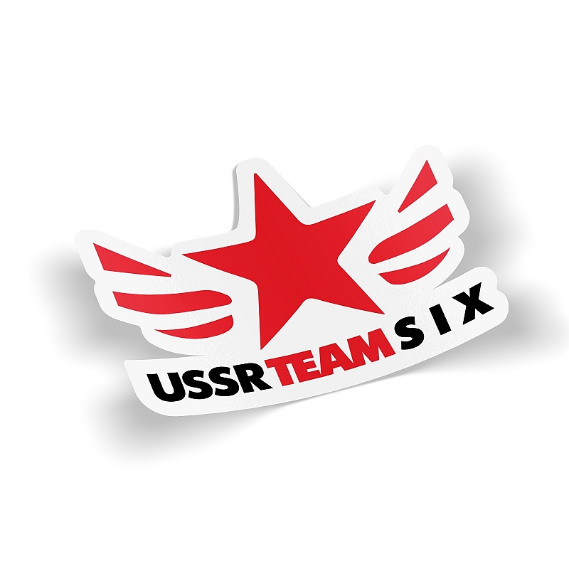 Стикер USSR Team Six - # 1 Стикер USSR Team Six #1