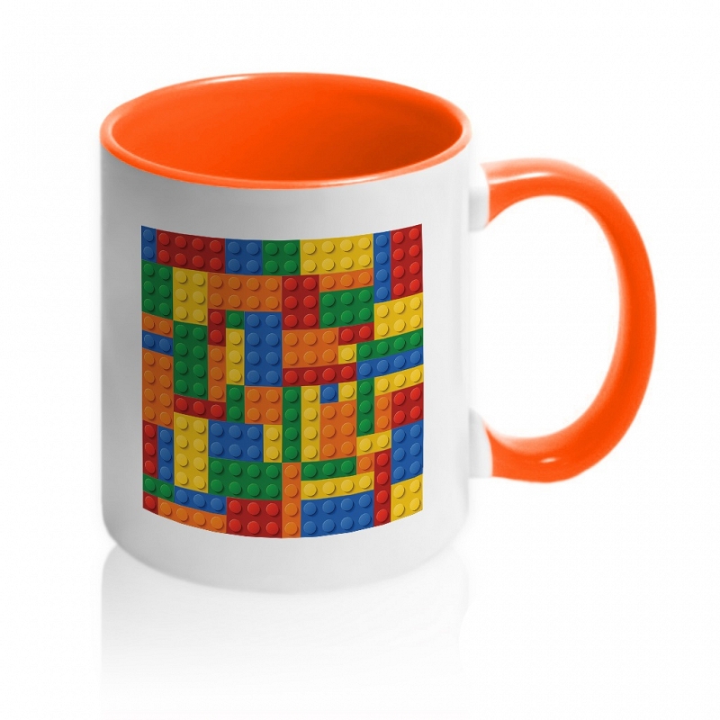 Кружка Lego цветные блоки - # 2 Кружка Lego цветные блоки #2