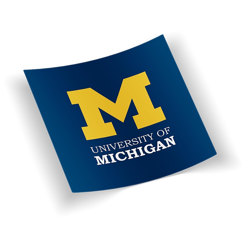 Стикер University of Michigan - # 1 Стикер University of Michigan #1