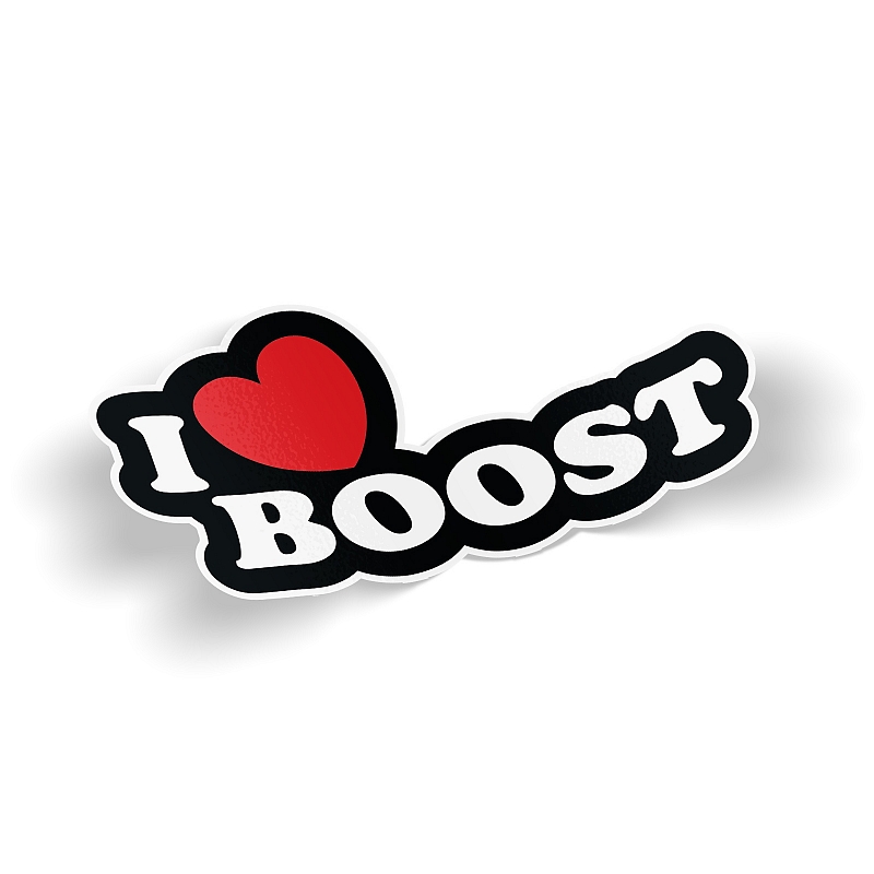 Стикер I Love Boost - # 1 Стикер I Love Boost #1