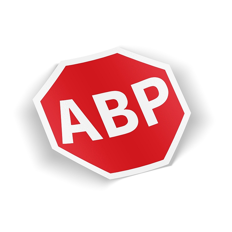 Стикер Adblock Plus - # 1 Стикер Adblock Plus #1