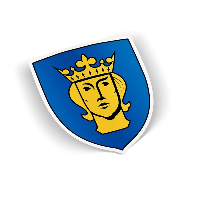 Стикер Герб Стокгольма - # 1 Стикер Герб Стокгольма #1