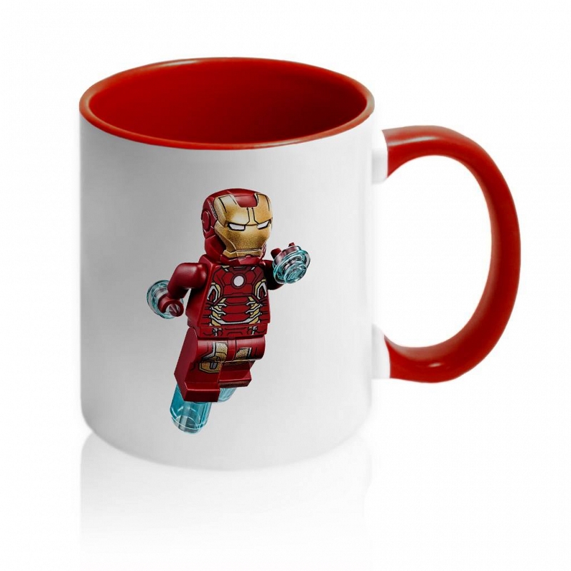 Кружка Lego железный человек - # 1 Кружка Lego железный человек #1