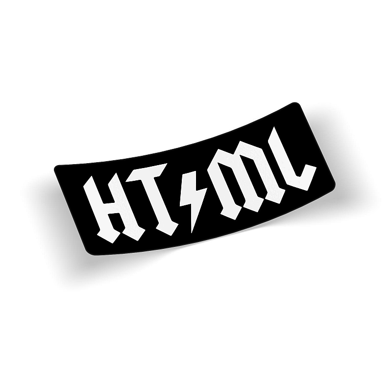 Стикер HTML (ACDC) #1