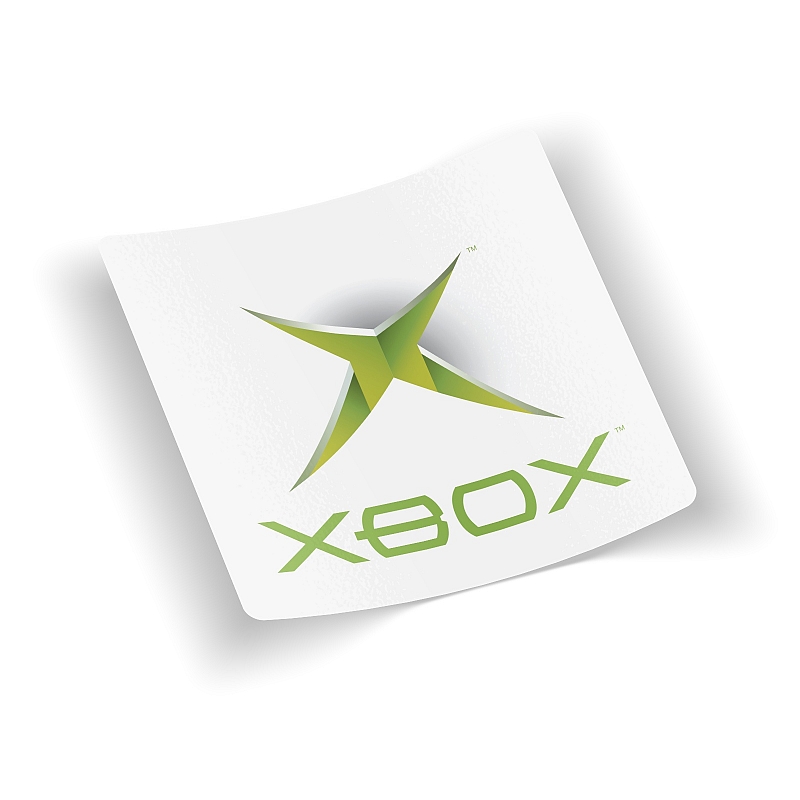 Стикер Xbox Logo (white) #1
