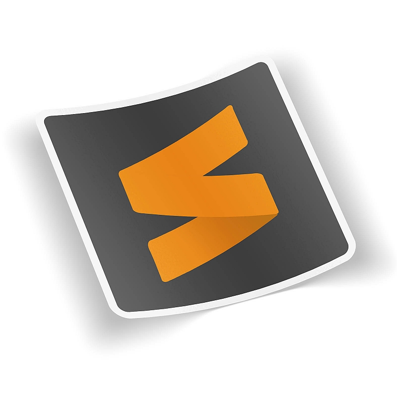 Стикер Sublime Text - # 1 Стикер Sublime Text #1