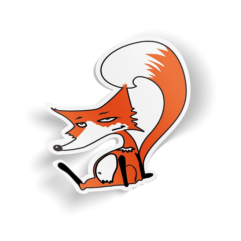 Стикер JDM Fox - # 1 Стикер JDM Fox #1