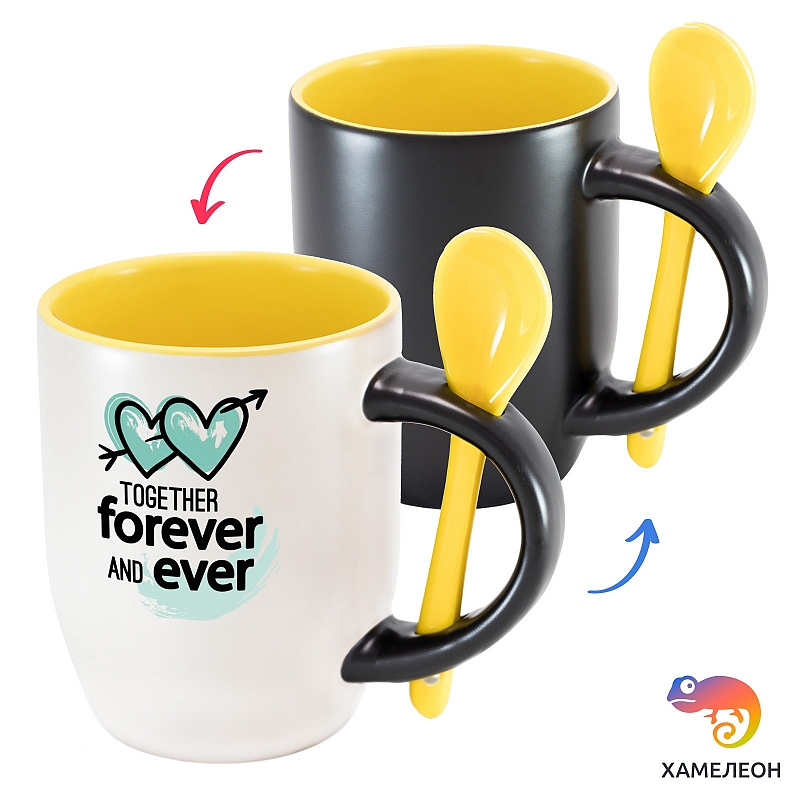 Кружка хамелеон Together Forever and Ever - # 3 Кружка хамелеон Together Forever and Ever #3