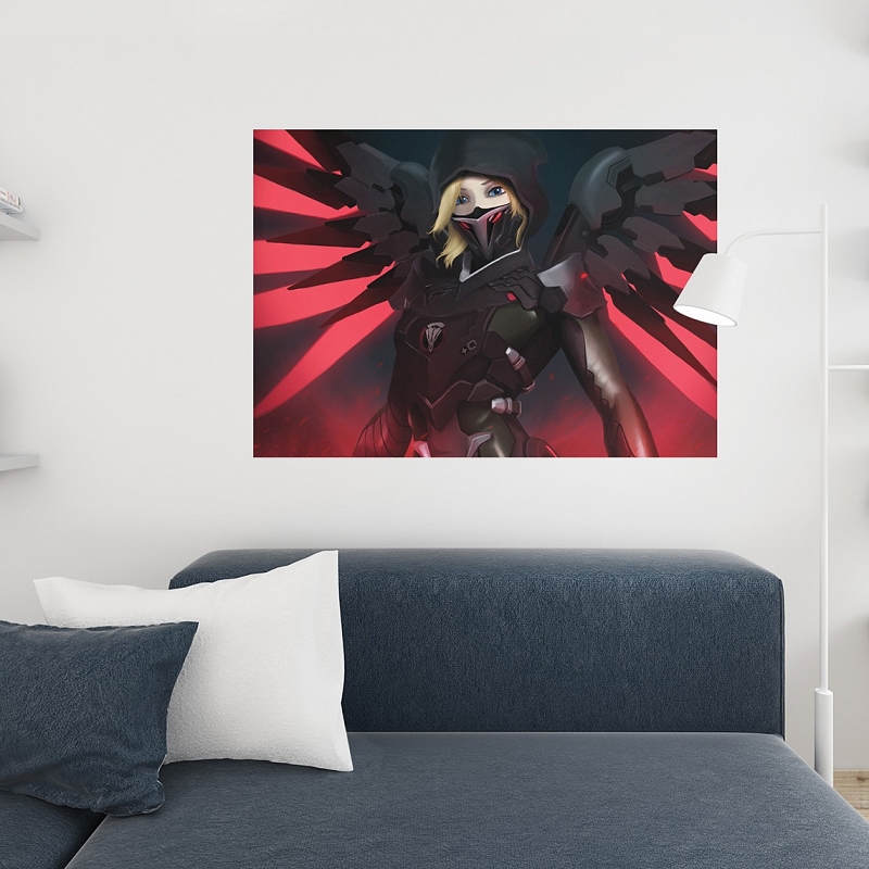 Постер Overwatch: Blackwatch Mercy Skin - # 2 Постер Overwatch: Blackwatch Mercy Skin #2