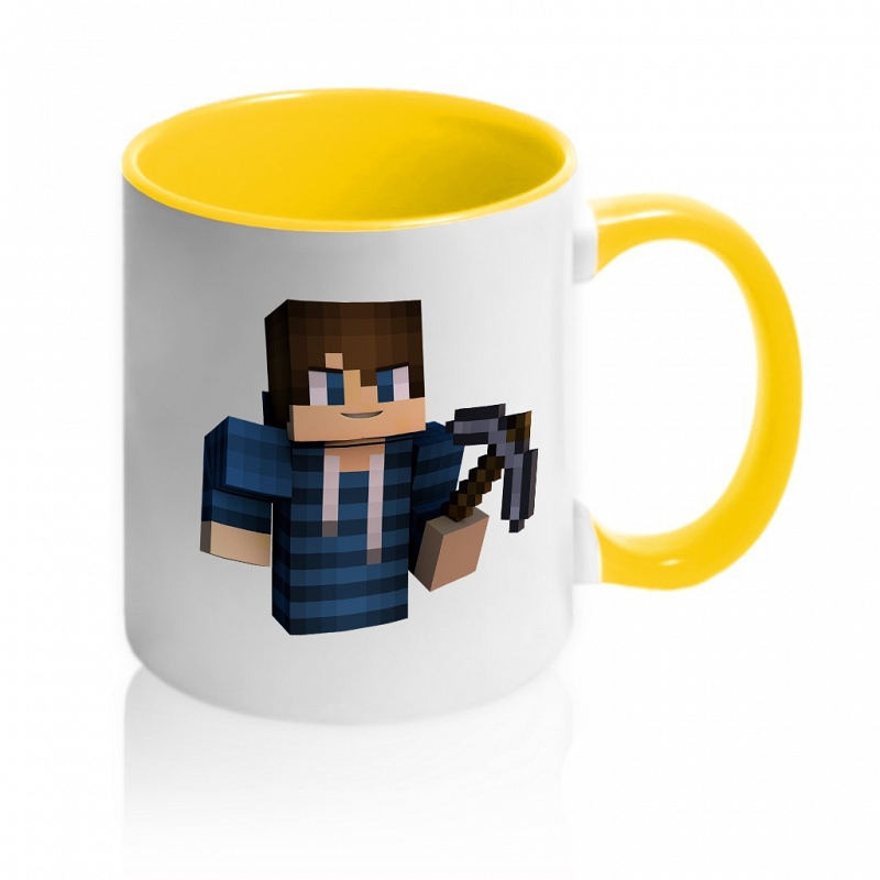 Кружка Minecraft blue boy - # 3 Кружка Minecraft blue boy #3